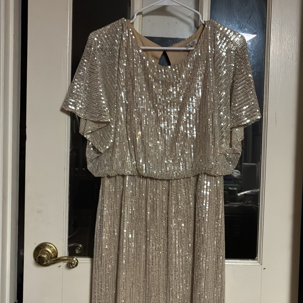 Elegant Sequin Gown - Picture 2 of 10
